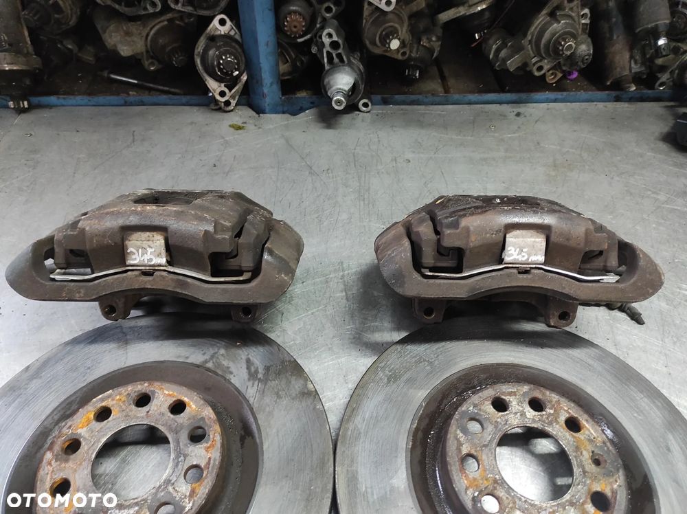 ZESTAW HAMULCY HAMULCOWY PRZÓD PRZEDNI BIG BRAKE SWAP TARCZE 345MM ZACISKI 982 AUDI A3 S3 8P TT RS VW GOLF 5 6 GTI R SKODA OCTAVIA 2 VRS SEAT LEON 2 ALTEA FR CUPRA KOMPLET WYSYŁKA !!!! - 4