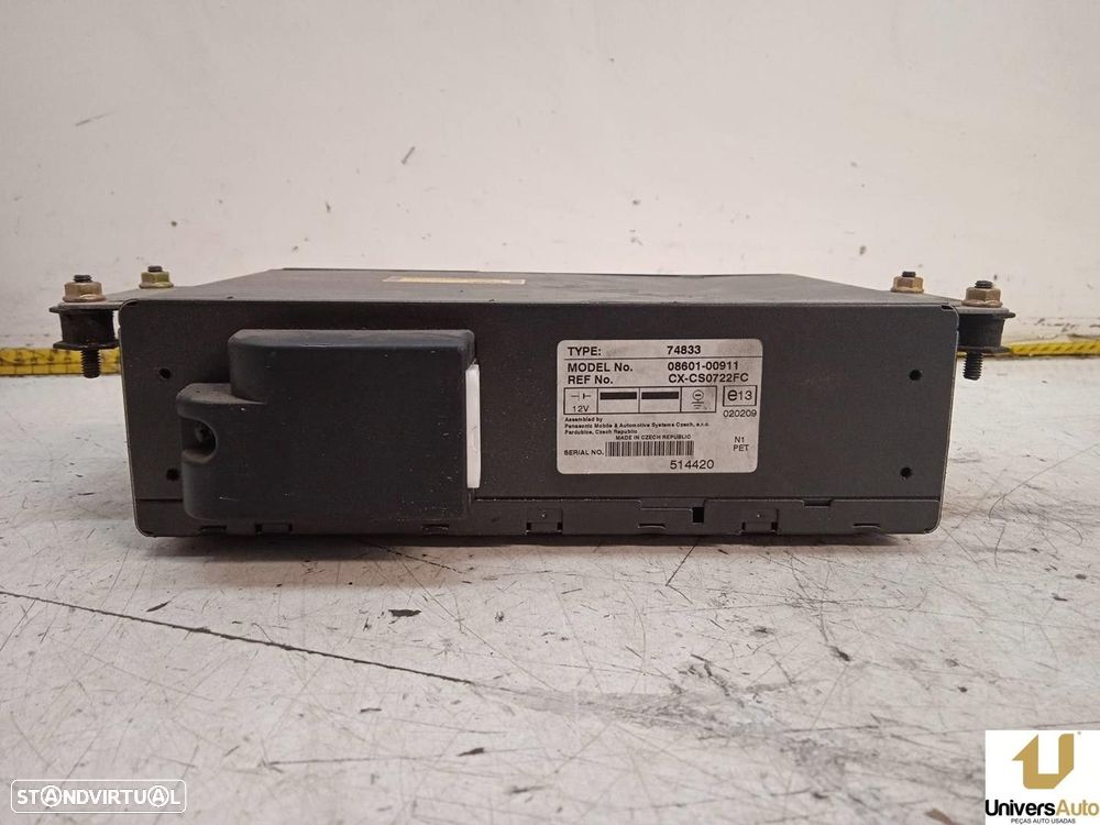 SISTEMA AUDIO / RADIO CD TOYOTA RAV 4 II 2001 -0860100911 - 4