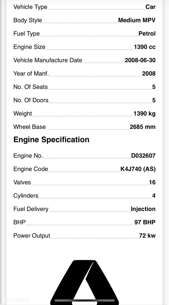 SKRZYNIA BIEGÓW RENAULT MEGANE SCENIC II 1.4 JH3106 nr 321 - 5