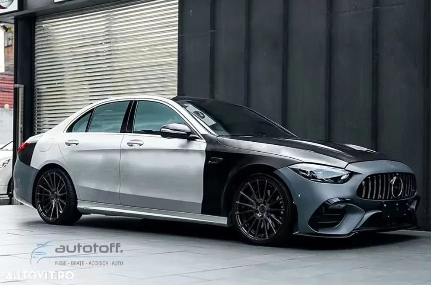 Pachet exterior compatibil cu Mercedes C-Class W205  (2018-2022) Conversie la W206 C63 Design - 19