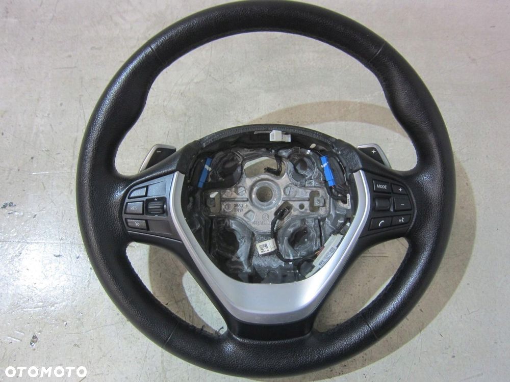 BMW F30 F36 KIEROWNICA SKÓRZANA GRZANA SKÓRA 6878251 ŁOPATKI 32306878251 - 3