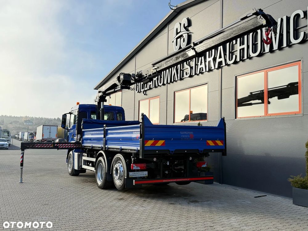 MAN TGM TGS TGX 26.360 // E5 // 6x2 6x4 // WYWROTKA 3-S // HMF 1420 K2 // kipper, krane, crane, żuraw, dźwig, wywrot - 16