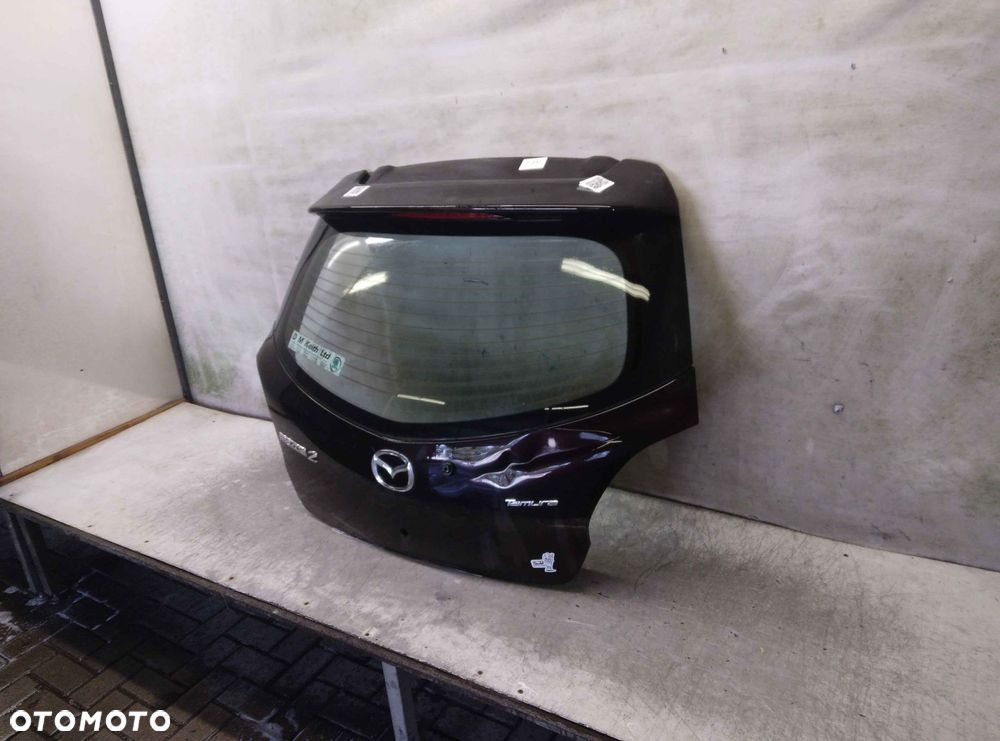 / KLAPA TYŁ TYLNA BAGAŻNIKA MAZDA 2 II DE CZARNY - 2