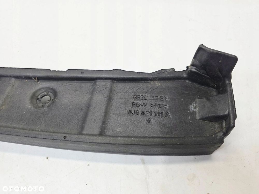 WYGŁUSZENIE BŁOTNIKA LEWE ELEMENT ZAMYKAJĄCY AUDI TT 8J 8J0821111A - 1