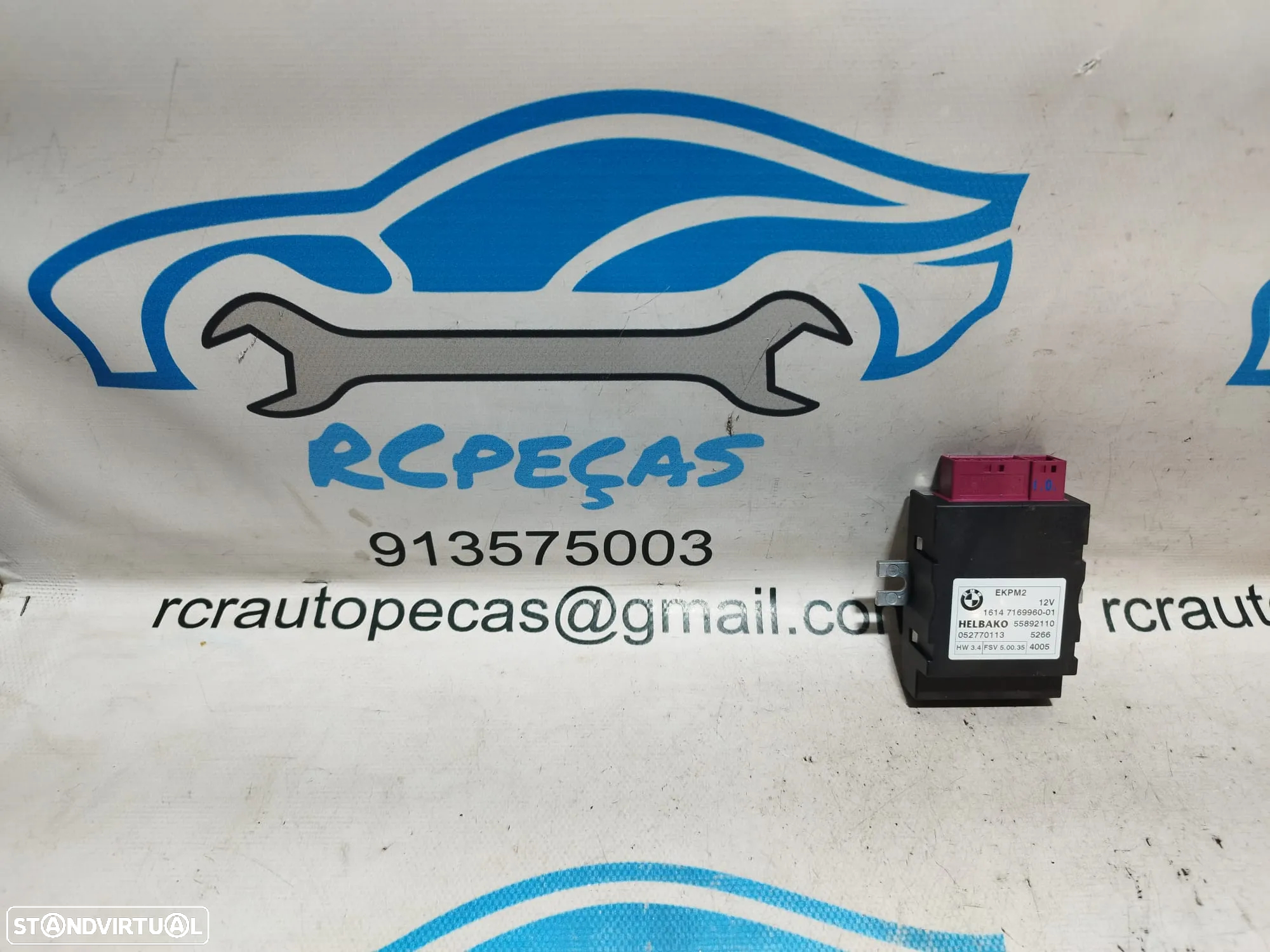 CENTRALINA BOMBA COMBUSTIVEL BMW SERIE 3 E91 TOURING 16147169960 7169960 558921 SERIE 3 E90 E92 COUPE E93 CABRIO SERIE 1 E81 E87 E82 COUPE E88 CABRIO X1 E84 X3 F25 - 4
