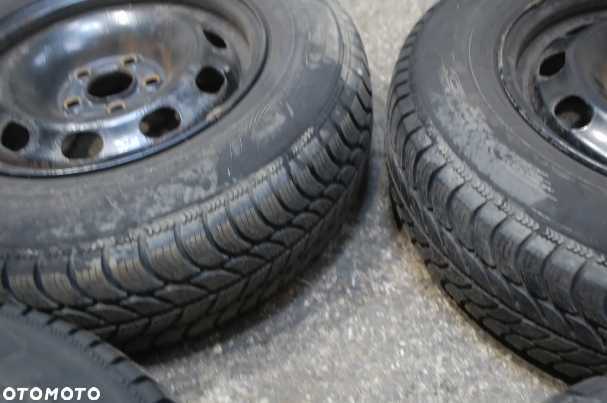 FELGI STALOWE + OPONY ZIMOWE 175/80R14 5X100 6J ET38 SEAT LEON I VW GOLF IV SKODA AUDI - 7