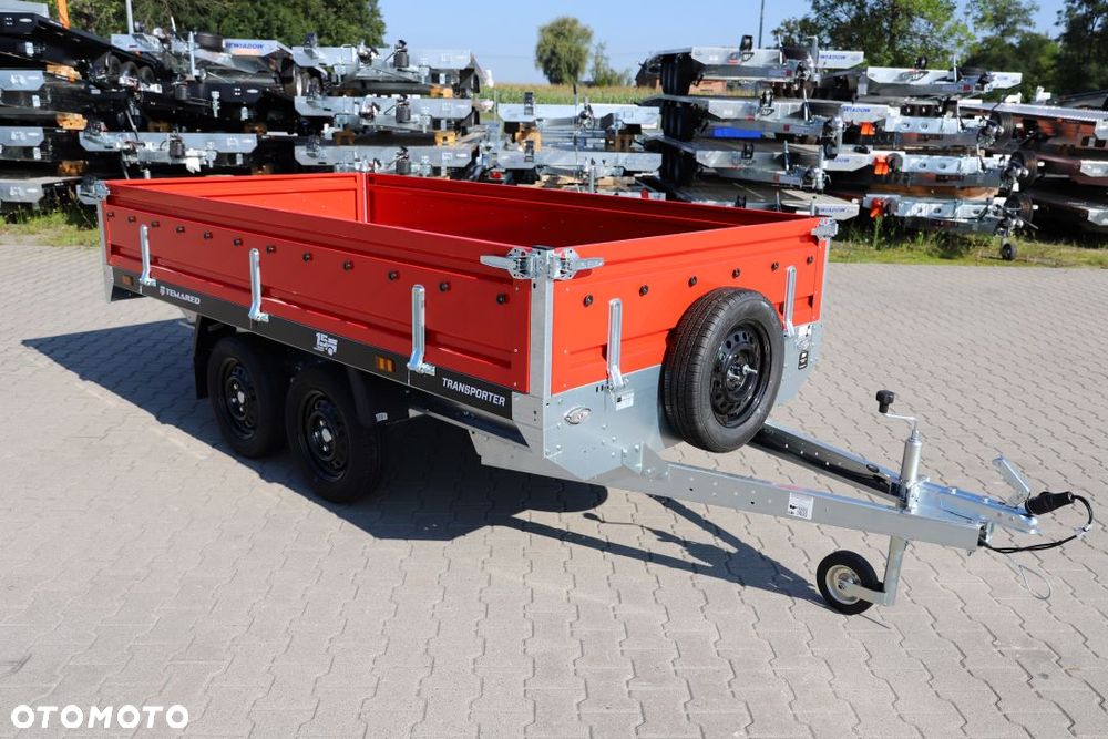 TEMARED TRANSPORTER LIMITOWANA EDYCJA  3015/2 0,75T 304x153x40 cm, dmc 750 kg, Full LED - 13