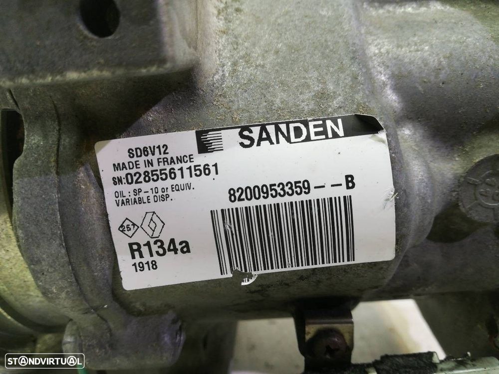 COMPRESSOR AR CONDICIONADO RENAULT KANGOO BE BOP 2015 -02855611561 - 1