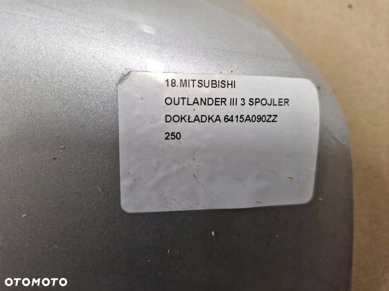 MITSUBISHI OUTLANDER III 3 SPOJLER DOKŁADKA 6415A09022 - 8