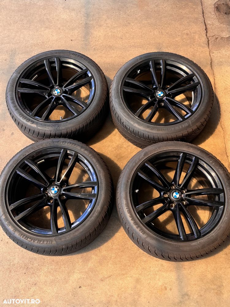 Vând set jante originale BMW pe 19”M pentru G11-12 cu anvelope de iarna - 2
