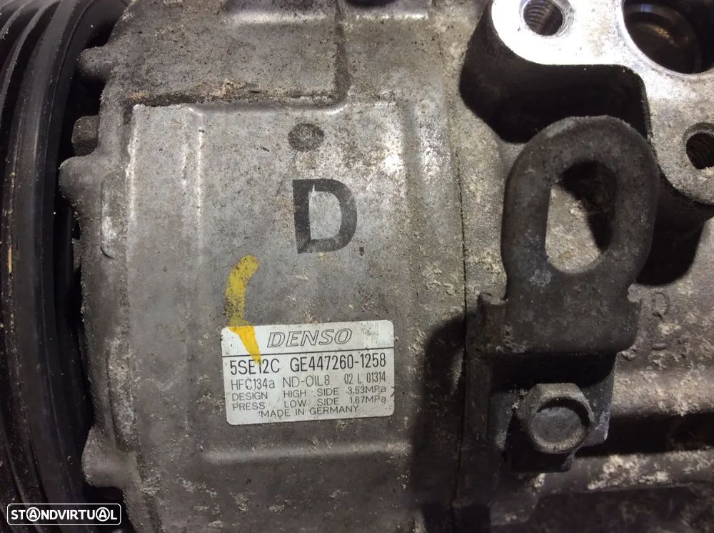 Compressor AC Toyota Verso Ref. GE447260-1258 - 5