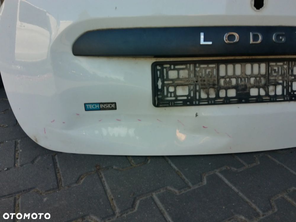 DACIA LODGY KLAPA BAGAZNIKA BIALA DV369 ROWNIEZ INNE CZESCI - 4