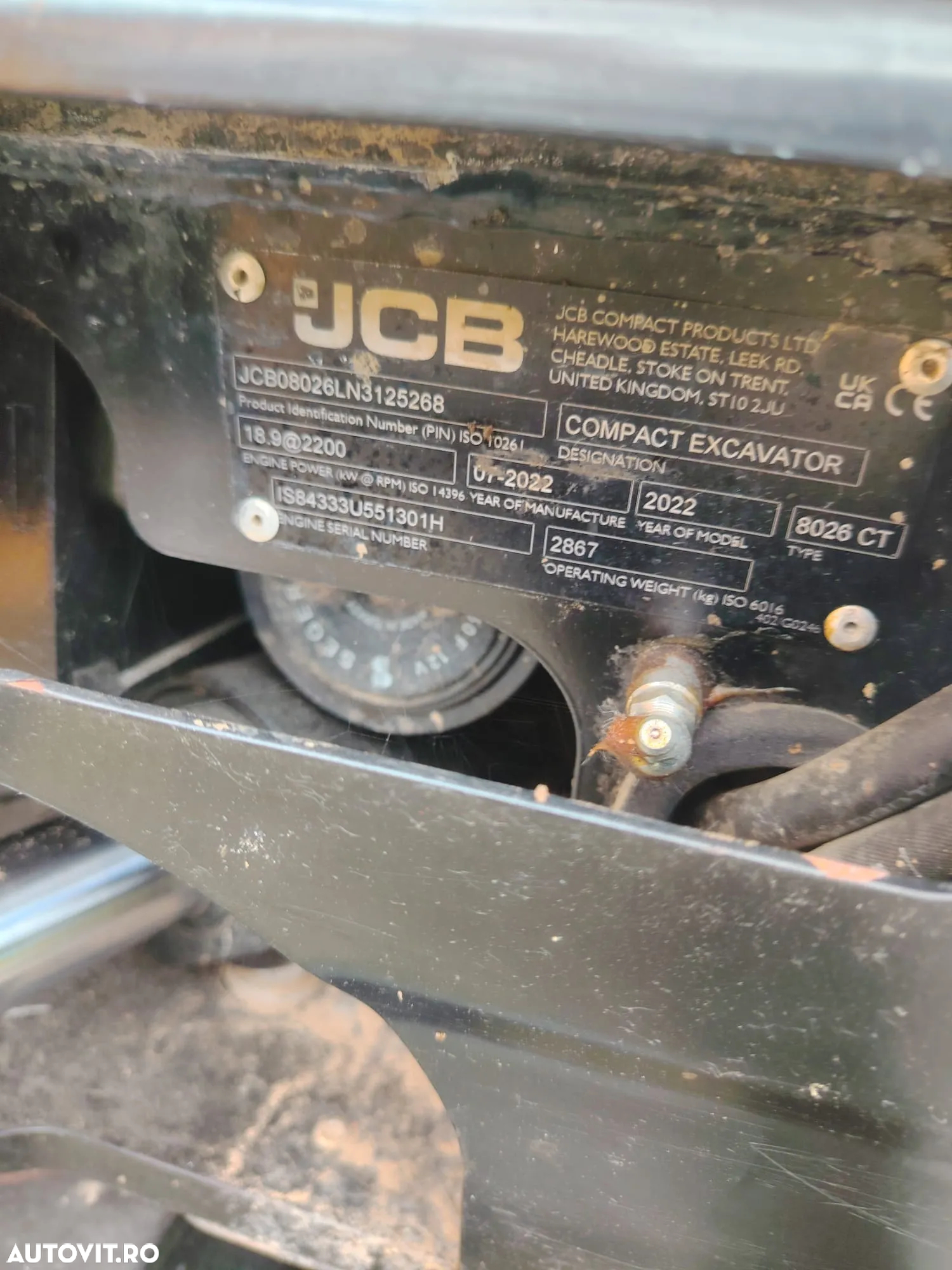 JCB 8026 - 22