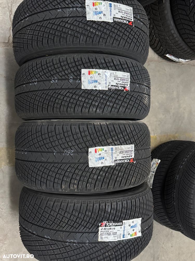 Vând set anvelope 255/40/20-295/35/20 Yokohama de iarnă noi - 1