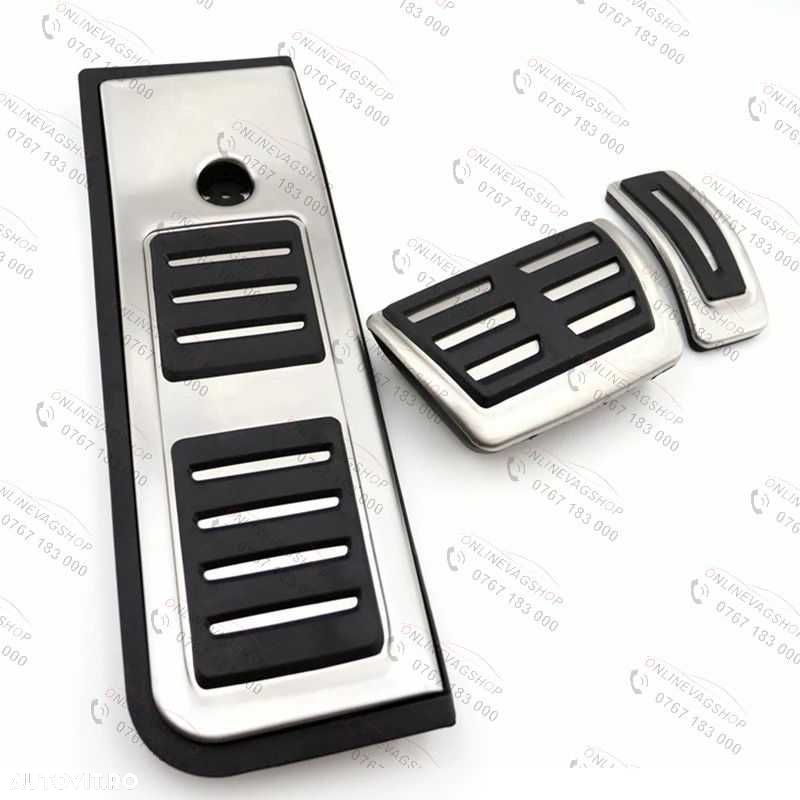 Set pedale inox transmisie automata Audi A6 C8, Audi A7 - 7