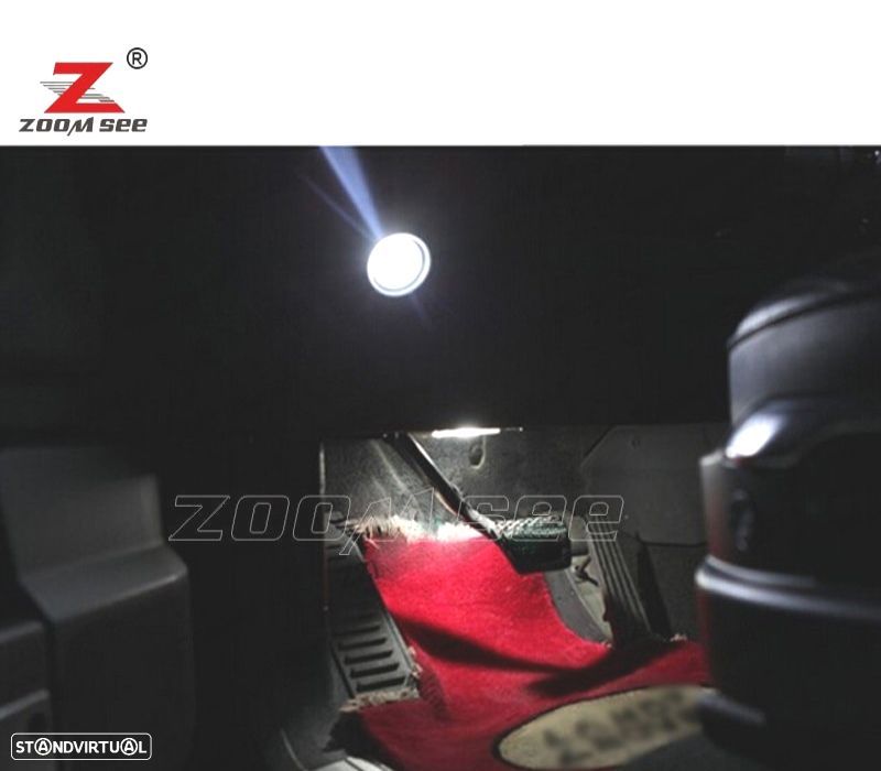 KIT COMPLETO 17 LAMPADAS LED INTERIOR PARA LAND ROVER FREELANDER 2 LR2 06-13 - 6