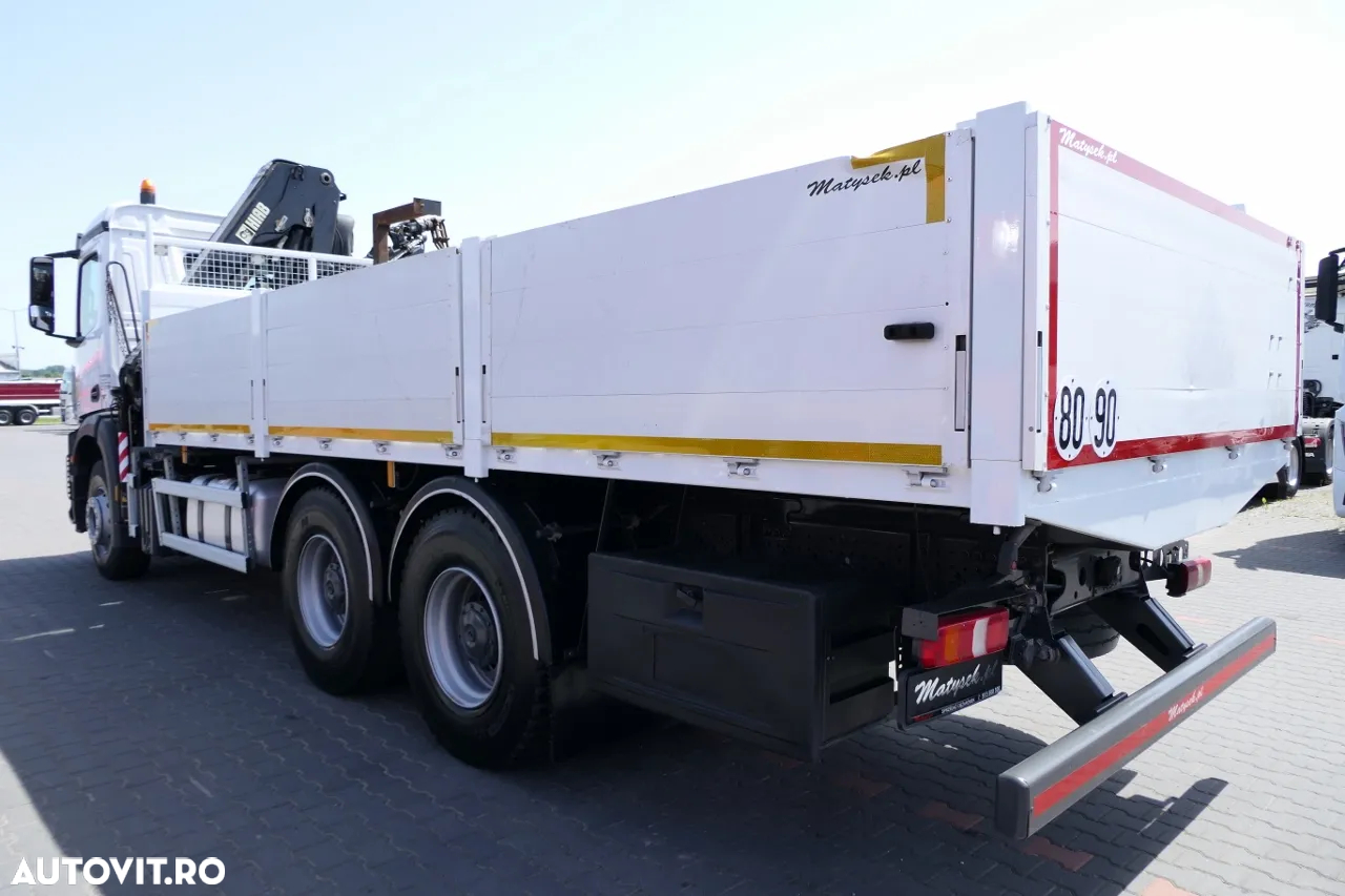 Mercedes-Benz AROCS 2633 / 6X4 / 6.55 M BOX + HDS HIAB 144 / RADIOCOMANDĂ / ROTATOR / FURCI - 12