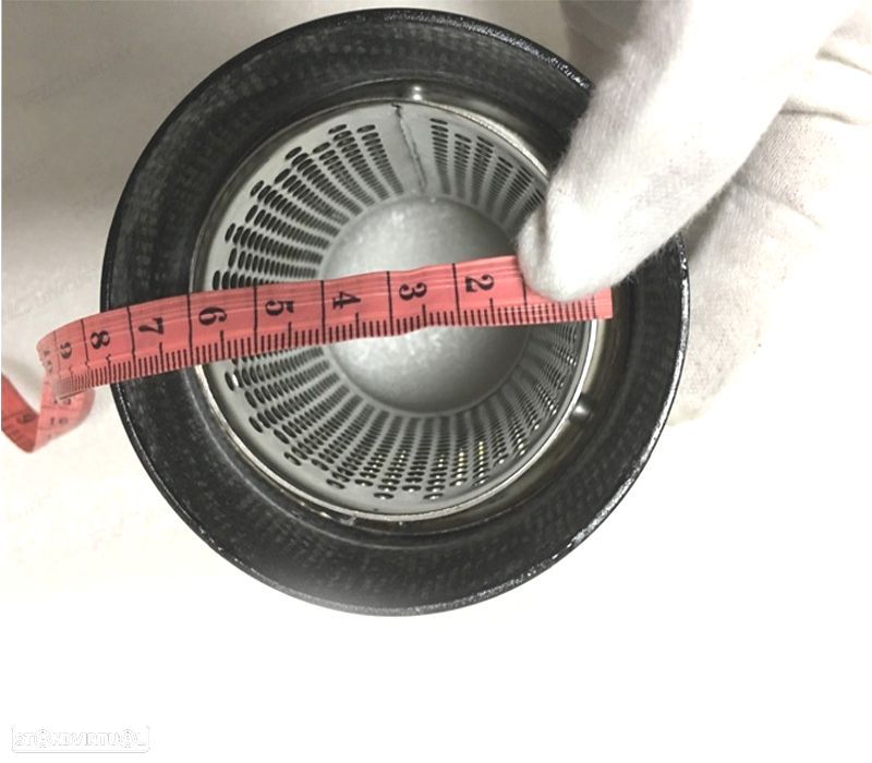 PONTEIRA DE ESCAPE BMW LOOK M CARBONO - 5