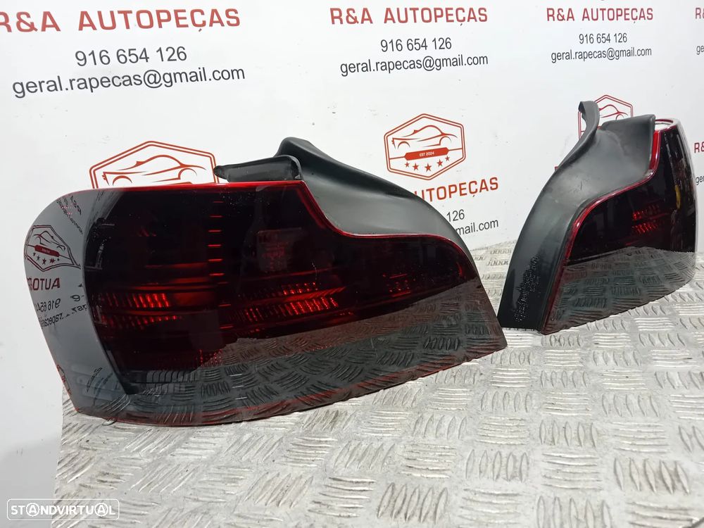 Farolins Trás Traseiro Esquerdo Direito Bmw Série 1 E82 E88 Pré LCI Escurecidos Originais - 3