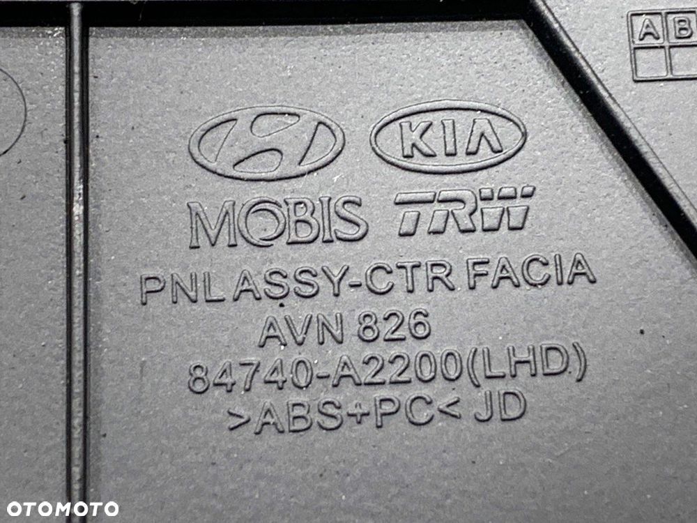 RAMKA RADIA  KIA CEE'D (JD) 2012 - 2018 1.4 CVVT 73 kW [100 KM] benzyna 2012 - 2018 84740-A2200 - 3