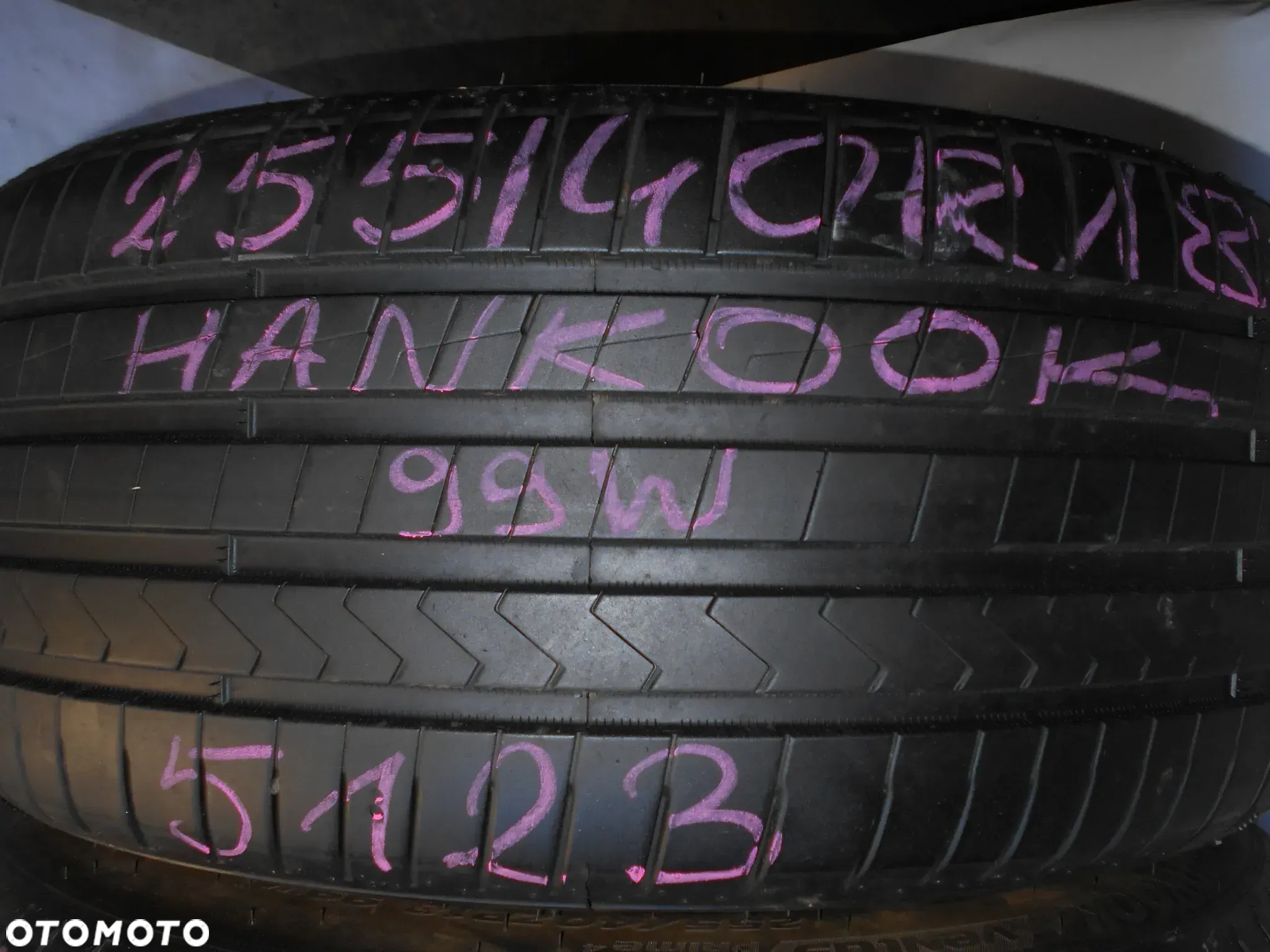 OPONY 255/40R18 HANKOOK VENTUS PRIME 4 DOT 1024 / 5123 7.7MM - 3
