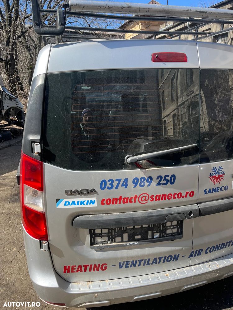 Usa stanga spate batanta Dacia Dokker 2012-2022 gri inchis model cu geam - 4