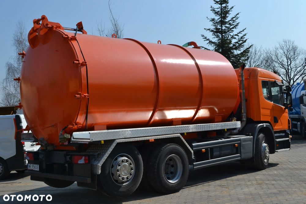 Scania P 320 ASENIZACYJNY TYLKO 157 847 km SZAMBIARKA NOWA BECZKA 20 m³ TRZECIA OŚ SKRĘTNA I PODNOSZONA - 5