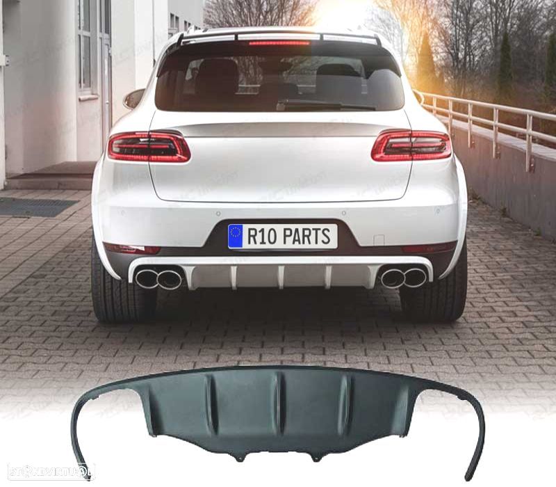 DIFUSOR PORSCHE MACAN 14-18 LOOK S TURBO - 1