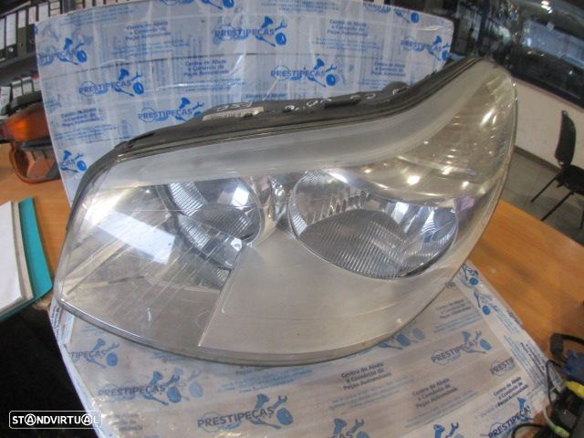 Farol 9650056180 CITROEN C5 2005 1.6HDI 110CV 5P BEGE ESQ H7 + H1 ORIGINAL Danificado - 1