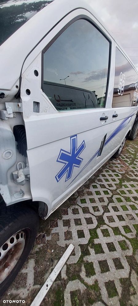 Drzwi lewe przód vw  t6 białe - 3