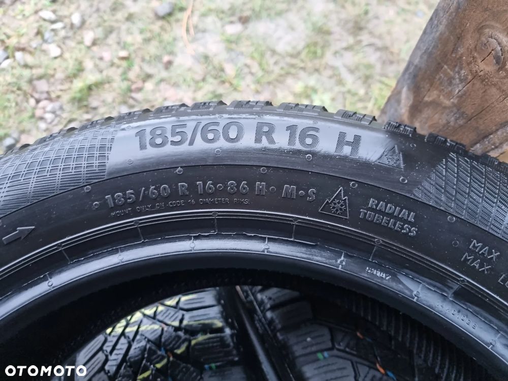 Opony CONTINENTAL WINTER CONTACT TS860 185/60R16 86H 2020r,6,5/6mm bdb stan - 11