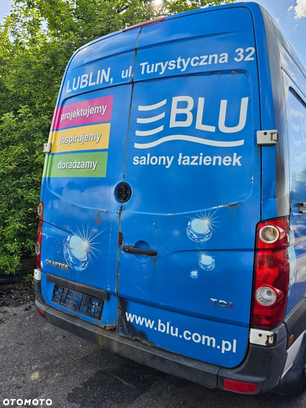 DRZWI LEWY PRAWY TYŁ SPRINTER 906 VW CRAFTER 06- MAX WYSOKI - 7