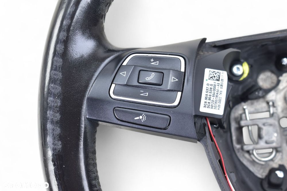 Kierownica Skóra Multi Multifunkcyjna VW GOLF VI PASSAT B7 3C8419091BE - 3