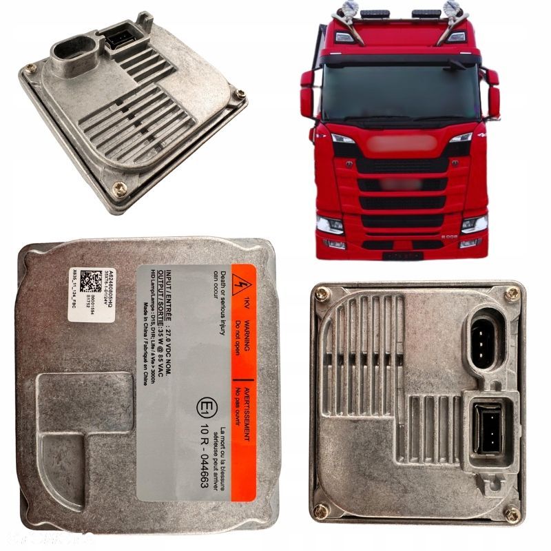 PRZETWORNICA XENON 24V | SCANIA |MAN | VOLVO | 35XT5-1 D1/24V D1S / D1R - 1