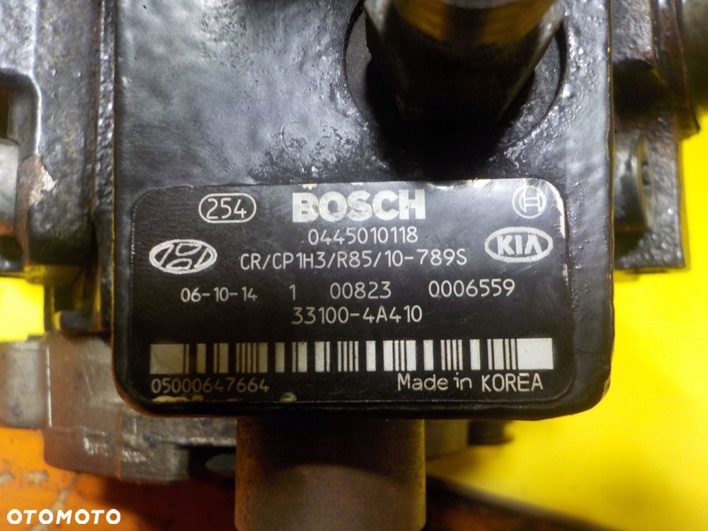 KIA SORENTO H-1 2.5 CRDI 10r 140KM D4CB pompa wtryskowa 0445010118 - 5