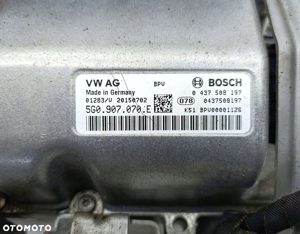 PRZETWORNICA VW GOLF VII PASSAT B8 1.4 GTE Hybrid 5G0907070E - 2