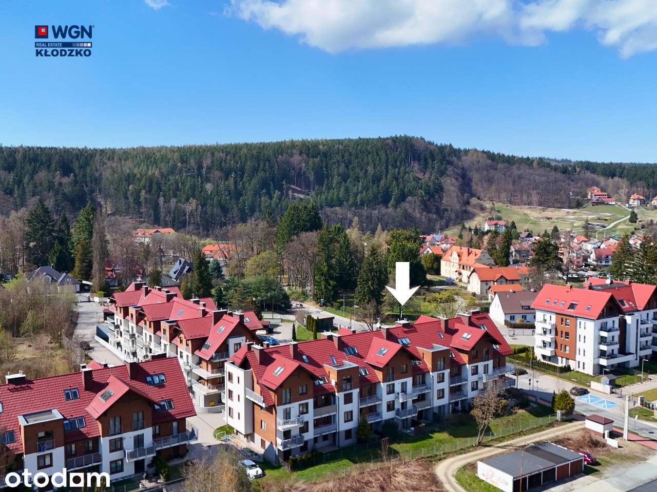 Apartament w uzdrowisku Polanica-Zdrój.