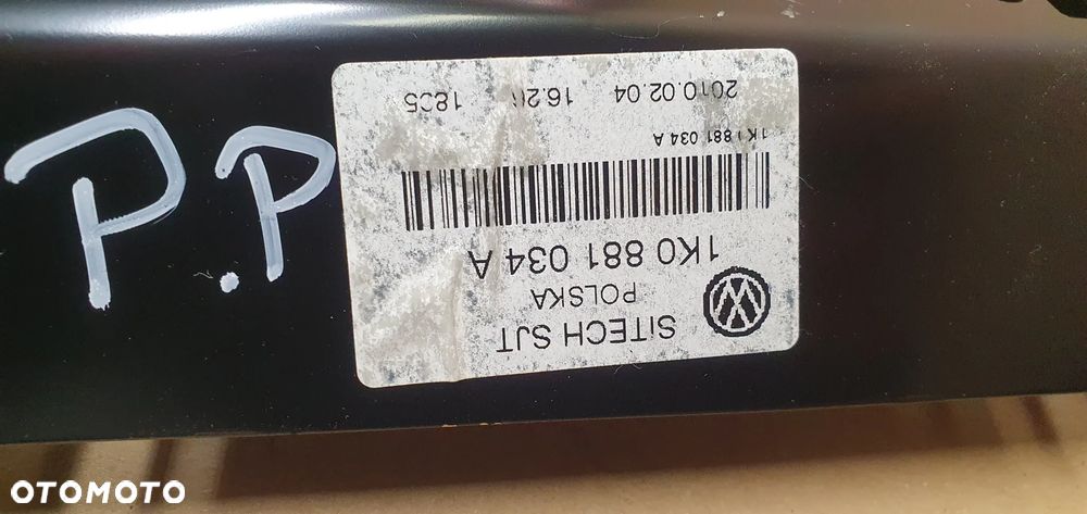 Podstawa mocowanie fotela siedzenia pasażera prawy przód VW Golf VI 6 Plus 1K0881034A - 5