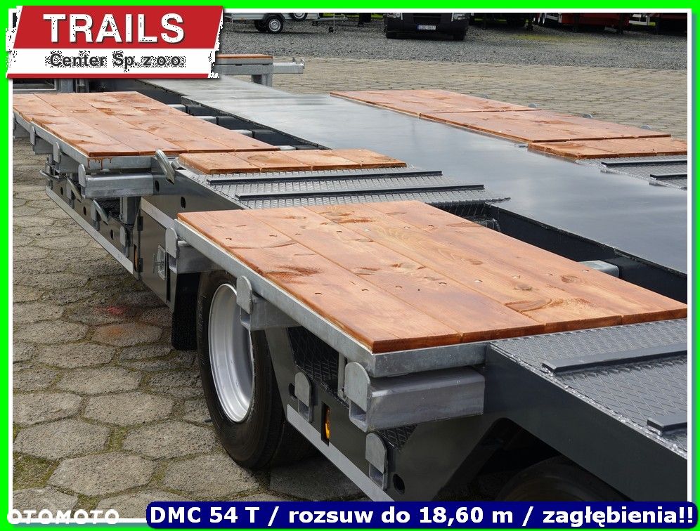 Mega Naczepa 40 T ład. oś skrętna, pokład 9,50 m !!! - 32