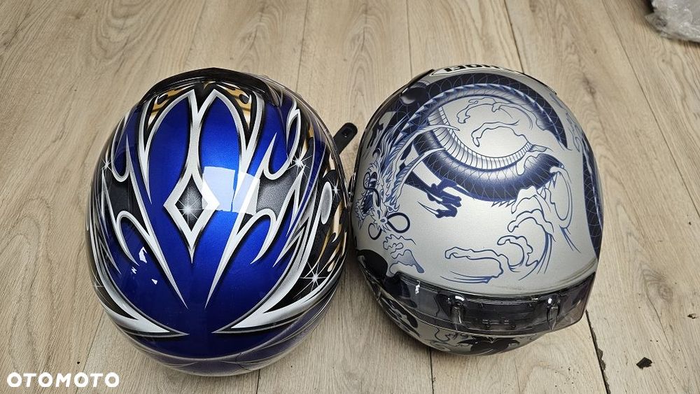 Zestaw 2 kasków SHOEI XR-1000 + Raid II Rozmiar XS Do renowacji / Na części - 6
