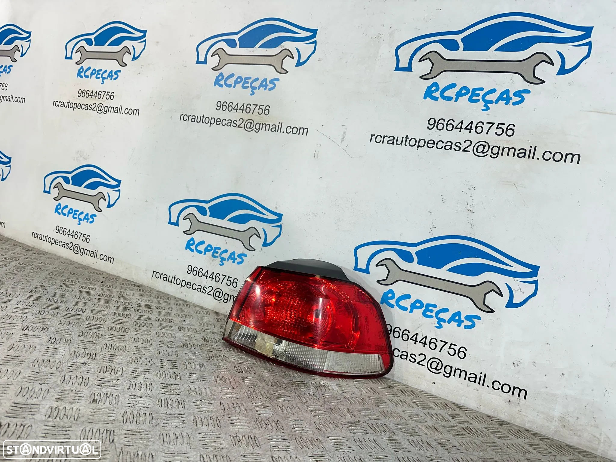 .Conjunto Farolins Tras Traseiro Direito Esquerdo Original Volkswagen VW Golf 6 Mk6 5K0945112 5K0945111 2008 a 2013 - 6