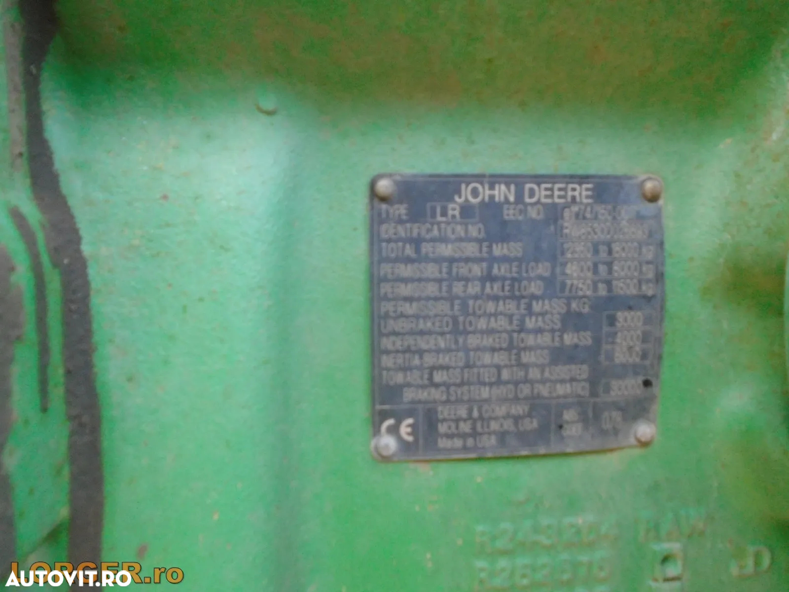 John Deere 8530 cu stabilizator de sol Wirtgen WS 250 - 14