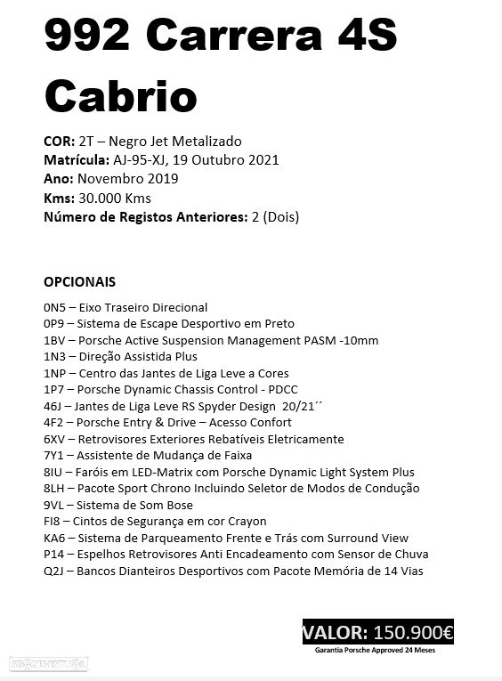 Porsche 911 (992) Carrera 4S Cabriolet PDK - 32