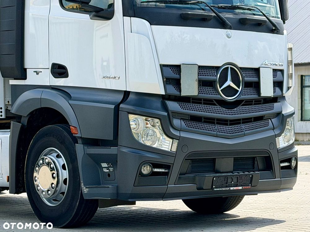 Mercedes-Benz ACTROS 2540 / FIRANKA / WINDA / 20 EUROPALET / OŚ PODNOSZONA / AUTOMAT / E6 / 2018 ROK / NISKI PRZEBIEG / SPROWADZONY - 14