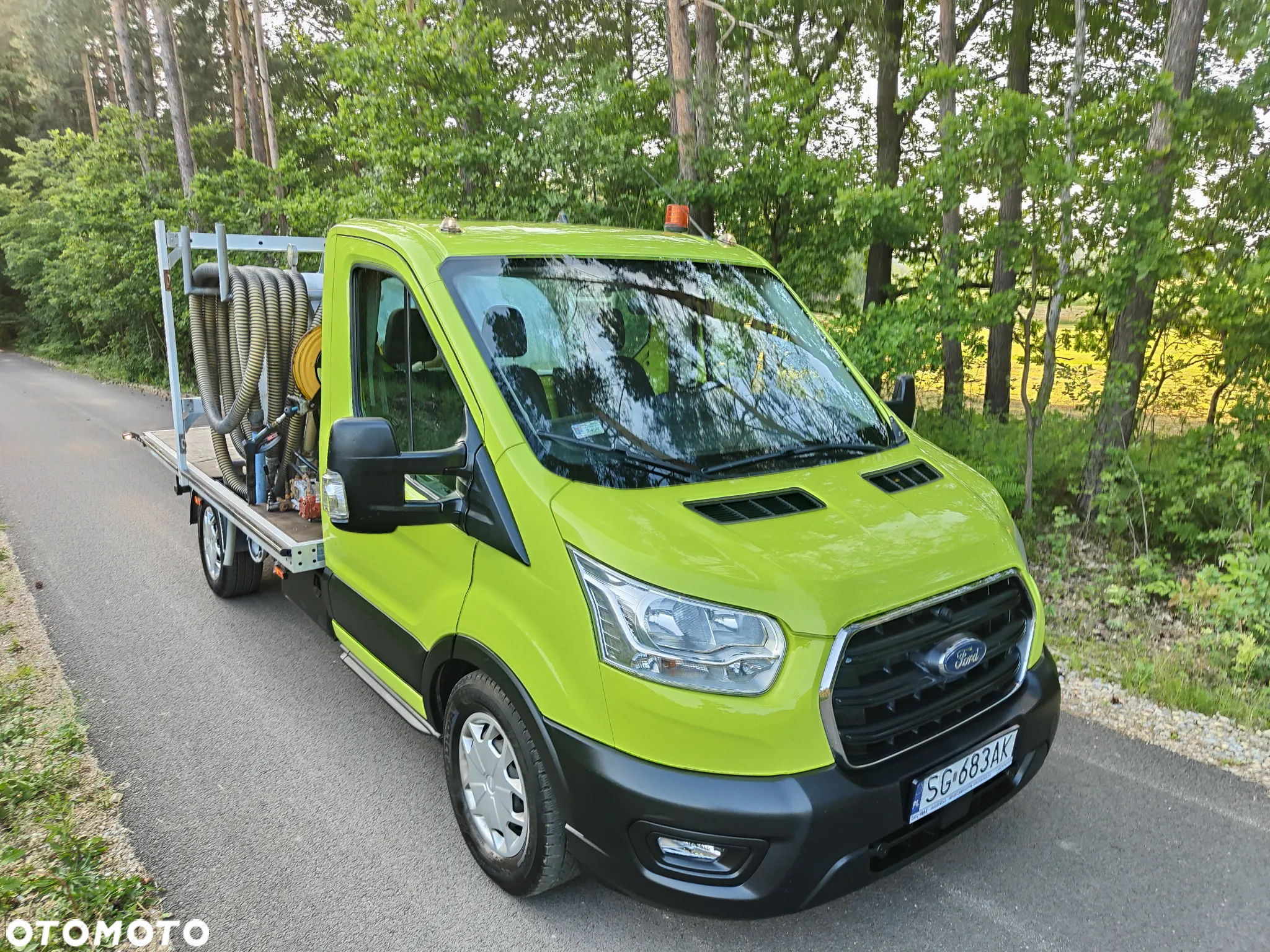 Ford Transit MK8 Toi Toi Asenizacyjny  2.0Tdci 130PS 17.02.2022r Klima Esp Euro 6 Oryginalny Przebieg 80 tys  Led Tempomat Skorzana Kierownica - 2