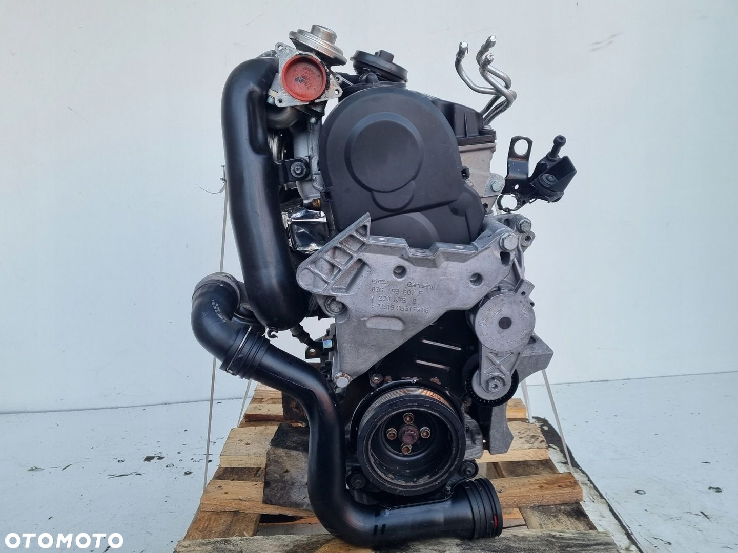 SILNIK KOMPLET VW Touran 1.9 TDI 90KM udokumentowane 166tyś BRU - 7