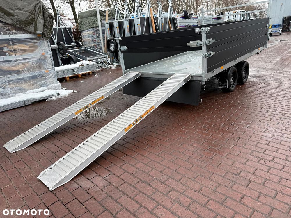 Saris Przyczepa Kiprowana Saris Tipper K3 356x184x35 + nadstawki 30 cm 3500 kg dostawa pod dom Częstochowa - 13