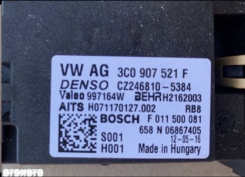3C0907521F rezystor dmuchawy nawiewu vw tiguan 5n lift volkswagen - 3