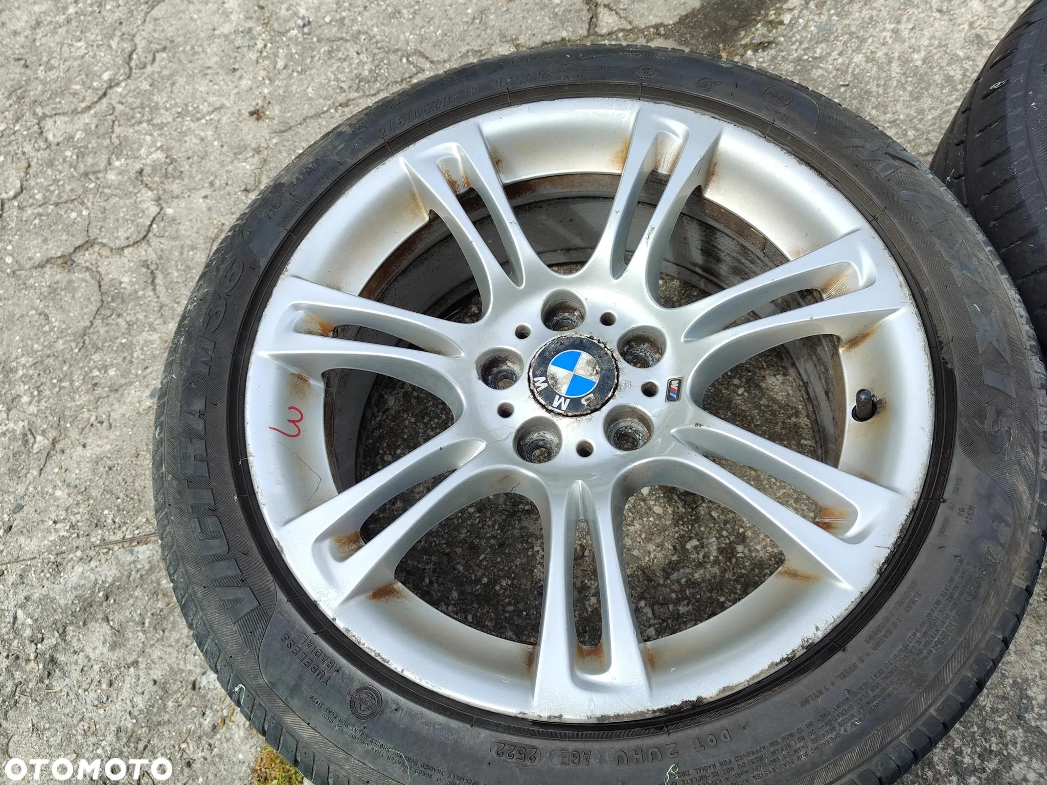 BMW F10 F11 M-pakiet Org Felgi Aluminiowe Alusy KOŁA 5X120 18 Opony 4x 245/45 18 - 16