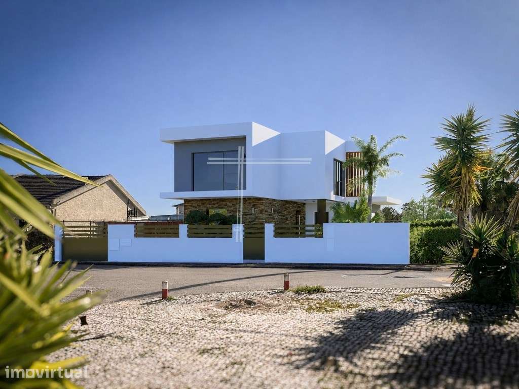 Moradia isolada T5, arquitetura contemporânea com garagem e piscina... - Grande imagem: 3/3